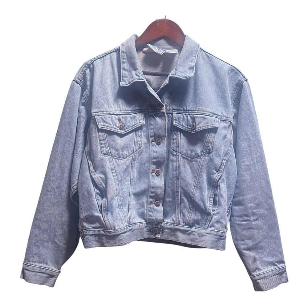Vintage Denim Trucker Jacket Size Large
